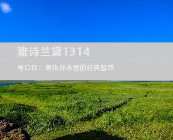 雅诗兰黛1314号口红：美妆界永恒的经典魅惑