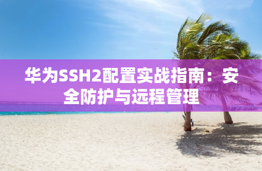 华为SSH2配置实战指南：安全防护与远程管理